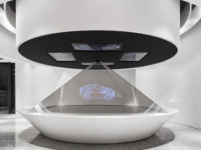 全息展柜 三维立体投影180/270/360度互动成像展示柜