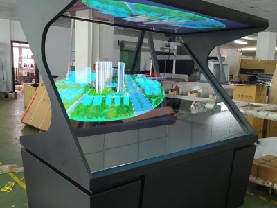 厂家订制360度180度全息投影展示柜3D全息展柜全息投影