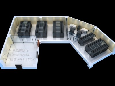 宁波机房会议室效果图设计|报告厅档案室库房效果图制作