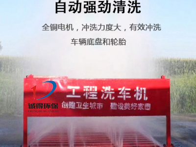 丽江平板式洗轮机  工程洗车机